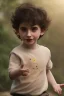 Placeholder: Timothee chalamet toddler, full body, jump, bokeh, hyper realistic