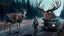 Placeholder: the deceased deer resurrects as an evil lovecraftian deerchad and chases an older drunk lady down the I90 highway