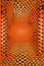 Placeholder: A light rosy orange colored Karoo with moles painted by Victor Vasarely