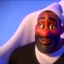 Placeholder: black Santa