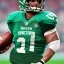 Placeholder: Boston Shamrocks American Football team, Magazine Cover, vintage, photo-realistic, hyper-realistic, sports