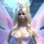 Placeholder: beautiful fairy very etheric, nice smiling, long blond hair, magic glamour pink make up, delicate colors, complete vision of very transparent and big wings, beautiful glamour transparent dress, ultra sharp focus, 8k, unreal engine 5, extremely sharp detail, light effect, soft light atmosphere, smooth, full of details, face in front, complete vision of face and hair and of the body