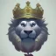 Placeholder: a Portrait of king lion as Brian Kesinger