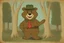 Placeholder: portrait of yogi bear