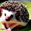 Placeholder: hedgehog, cute, brown body, humanoid body, arms, legs, cute face, cartoon,