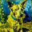 Placeholder: Portrait of a dog by Van Gogh