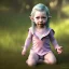 Placeholder: Galadriel toddler, full body, dramatic lighting, hyper realistic