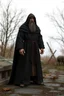 Placeholder: russian monk for a horror , 3d model for a videogame, template, full-length, front face, model, 3d