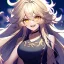 Placeholder: Clear focus, 8k, beautiful lighting, vibrant colors, girl, white long hair, vibrant golden eyes, messy hair, hair in between the eyes, laughing, angry,