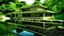 Placeholder: an avantgardist house sitting next to a body of water, cartography, by Jon Coffelt, flickr, modernism, reflections, shady, edited in photoshop, frank lloyd wright