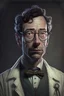Placeholder: Portrait of Dr. Marcus Black - The brilliant but socially awkward scientist