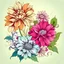 Placeholder: illustration of a flowers. awesome full color,