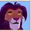 Placeholder: Lion King Animation OC male lion black mane triangular face hooked black nose tip