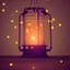 Placeholder: glowing fireflies in a lantern, many ghostly lights inside a belljar, fairy lights, polaroid, symmetry, bioluminescence, luminescent glow, moody, tender, photorealistic, octane render, golden hour