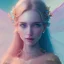 Placeholder: fairy, pink, blue, beautiful, happy smile, gold, jewels, hyperrealism, masterpiece, expert, cinematic lighting, sharp focus, 8K, pastel, macro lens, woman, detailed, flower