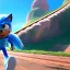 Placeholder: sonic races the subway