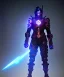 Placeholder: cyber ninja, black metal armor, futuristic suit, imperious, 8k resolution, overwatch, genji, color, vibrant