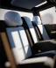 Placeholder: Ultra realistic back seat of limousine image, wide angle view, Alice woman and white rabbit man, many color balls, circus clothing, long hair, smoke, feather long coat, soft color, highly detailed, unreal engine 5, ray tracing, RTX, lumen lighting, ultra detail, volumetric lighting, 3d, finely drawn, high definition, high resolution.