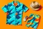 Placeholder: cool fun beach brand beach wear design abstract objects like havana brand