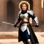 Placeholder: River Song is a strong warrior, a gladiatrix, a retiarius