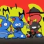 Placeholder: Gangster telatubbies in the art style of telatubbie fun Land from newgrounds