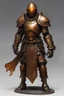 Placeholder: Bronze Warforged Forge Domain Cleric Dnd Amber eyes Scale mail Armor