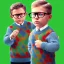 Placeholder:  peter billingsley chubby kid glasses, argyle sweater