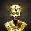 Placeholder: Double exposure of a golden and silver photo of the face of the pharaonic goddess Nefertiti and stairs inside a pyramid, black and yellow photo, a staircase, by John Alexander, stairs, a winding staircase inside a pyramid, inspired by Jerry Schatzberg, stairs to heaven, fine art photography, by Rodolfo Escalara, illustration, by Albert Cotin, beautiful, stairs, inspired by Rudolf Hausner, staircase 1