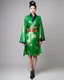 Placeholder: latex rubber green geisha asian kimono wetsuit