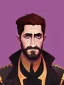 Placeholder: Portrait of a 30 year old strange gay warlock like Jake Gyllenhaal