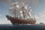 Placeholder: flying sailing ship fantasy flying living ship