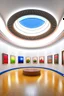 Placeholder: 3D-shot Museum of Paintings The shape of the hall is oval without decoration