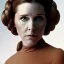 Placeholder: extremely detailed 8k hyperspace wallpaper,complete and photo realistic detailed head to waist stunning photo realistic portrait of carrie fisher as Princess Leia in star wars with Symmetrical, soft, fine, warm, photo realistic hair, brown eyes, professional majestic photo realistic painting by Ed Blinkey, Atey Ghailan, by Jeremy Mann, Greg Manchess, Antonio Moro, trending on ArtStation, Intricate, High Detail, Sharp focus, dramatic, by greg rutkowski,