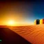 Placeholder: Clear Focus, High resolution, girl, background desert with atomic-bunker, extremely detailed digital painting, extremely detailed face,