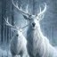 Placeholder: the most stunning, beautiful portrait of a white stag in a winter landscape, mystical, high-quality, ultrafine-detail, flickering light, mist, 8k resolution, 3d octane render, digital art, detailed matte, brian froud, howard lyon, selina french, anna dittmann, annie stokes, lisa parker, greg rutowski,