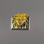 Placeholder: peugeot metal lion logo square badge