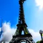 Placeholder: Eiffel Tower rig spouting oil