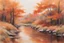 Placeholder: drawing harmony brush strokes Warm shades for autumn in MA