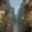 Placeholder: A greengrocer in colorful genoa street+Italian sea+alphonse mucha, greg rutkowski,matte painting, cryengine, hyper detailed, felix kelly, fantasy art, seb mckinnon empty