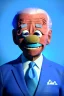 Placeholder: Waist up muppet Portrait, joe Biden as muppet doll, Blue suit, photo studio, blue background, unreal engine 5, concept art, art station, god lights, ray tracing, RTX, lumen lighting, ultra detail, volumetric lighting, 3d.