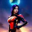 Placeholder: fullbody portrait 'beautiful booty sexy busty Raven(teen titans)',wearing minimal ancient latex armor,hyperrealistic skin,Hyperrealistic Big eyes,painting by gaston bussiere, greg rutkowski, yoji shinkawa, yoshitaka amano, tsutomu nihei, donato giancola, tim hildebrandt, oil on canvas, cinematic composition,sharp image, extreme detail,((fit full head inside picture)),32k