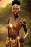 Placeholder: A photo taken from an african village "justice league", <character or scene>, kente, cinematic lighting --v 4 --q 2