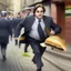 Placeholder: Lacalle Pou stealing a choripan