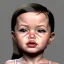 Placeholder: Angelina jolie toddler, full body, soft skin, dramatic lighting, hyper realistic