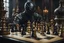 Placeholder: Chess in 8k live action artstyle, close picture, symbiote them, intricate details, highly detailed, high details, detailed portrait, masterpiece,ultra detailed, ultra quality