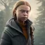 Placeholder:  Greta Thunberg portrait octane render, Fhloston Paradise.