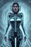 Placeholder: cyberpunk, black latex body, women, body portrai, big boobs, highlight eyes perfect, skin, tron, cyborg, perfekt sexy, real, dream, hr giger