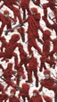 Placeholder: brutal attack on titan red colos pattern for snowboard