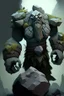 Placeholder: stone golem malphite scary wizard druid