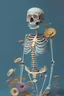 Placeholder: A skeleton with no pelvic floor and flowers for eyes